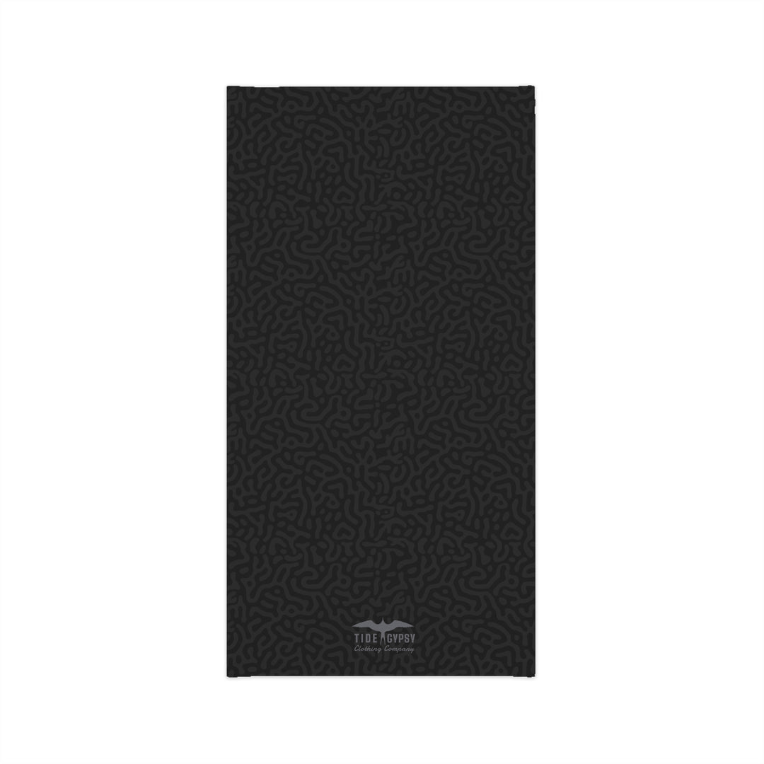 Lightweight Neck Gaiter - Hogfish Pattern - Black/ Gray