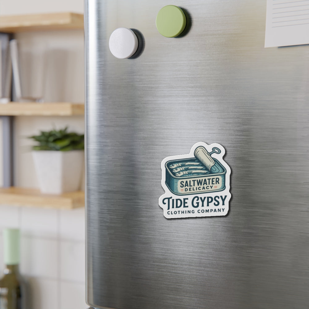 Saltwater Delicacy Die-Cut Magnet