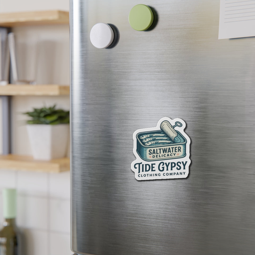 Saltwater Delicacy Die-Cut Magnet
