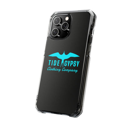 Black with Teal Frigate Magnetic Phone Case