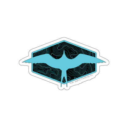 Frigate Topography Patch Sticker