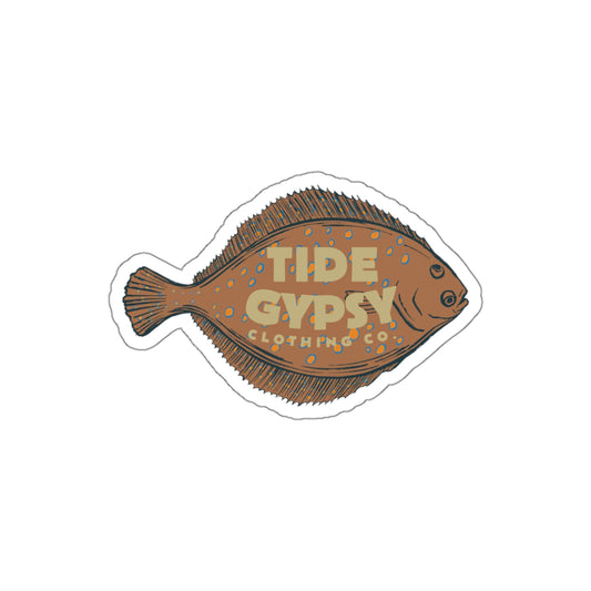 Flounder Sticker