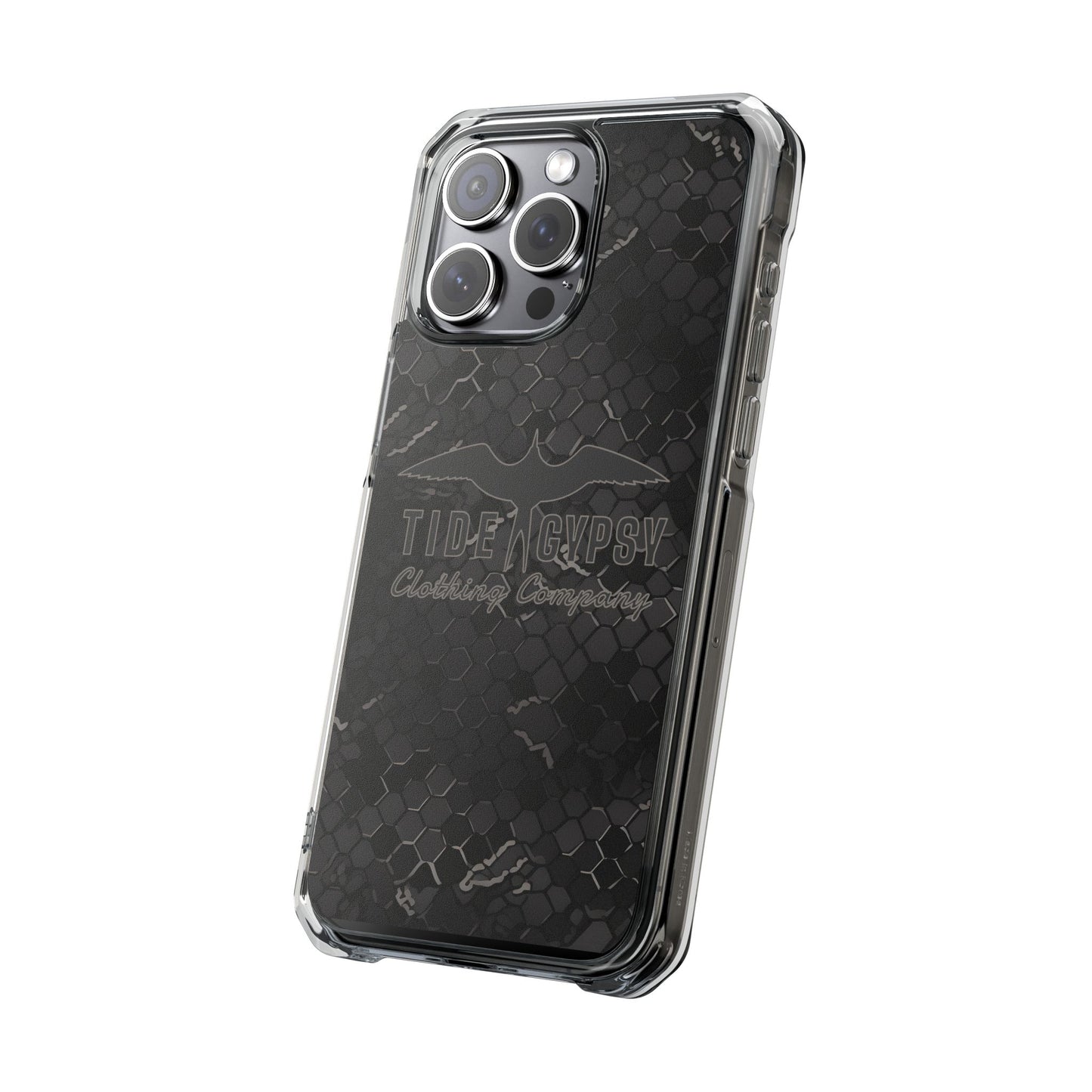 Black Hex Camo Frigate Magnetic Phone Case