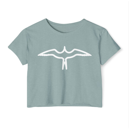 Frigate Outline Crop Top