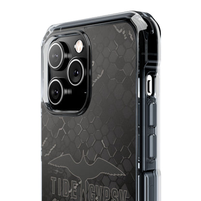 Black Hex Camo Frigate Magnetic Phone Case