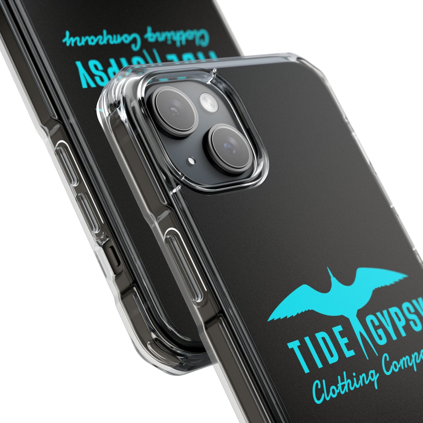 Black with Teal Frigate Magnetic Phone Case