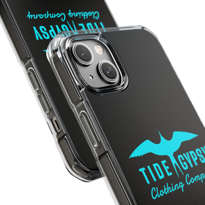 Black with Teal Frigate Magnetic Phone Case