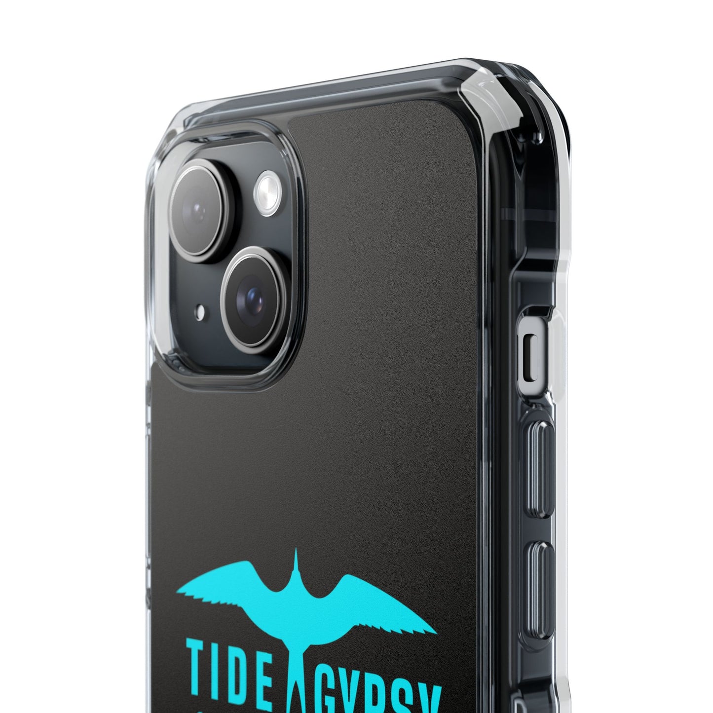 Black with Teal Frigate Magnetic Phone Case