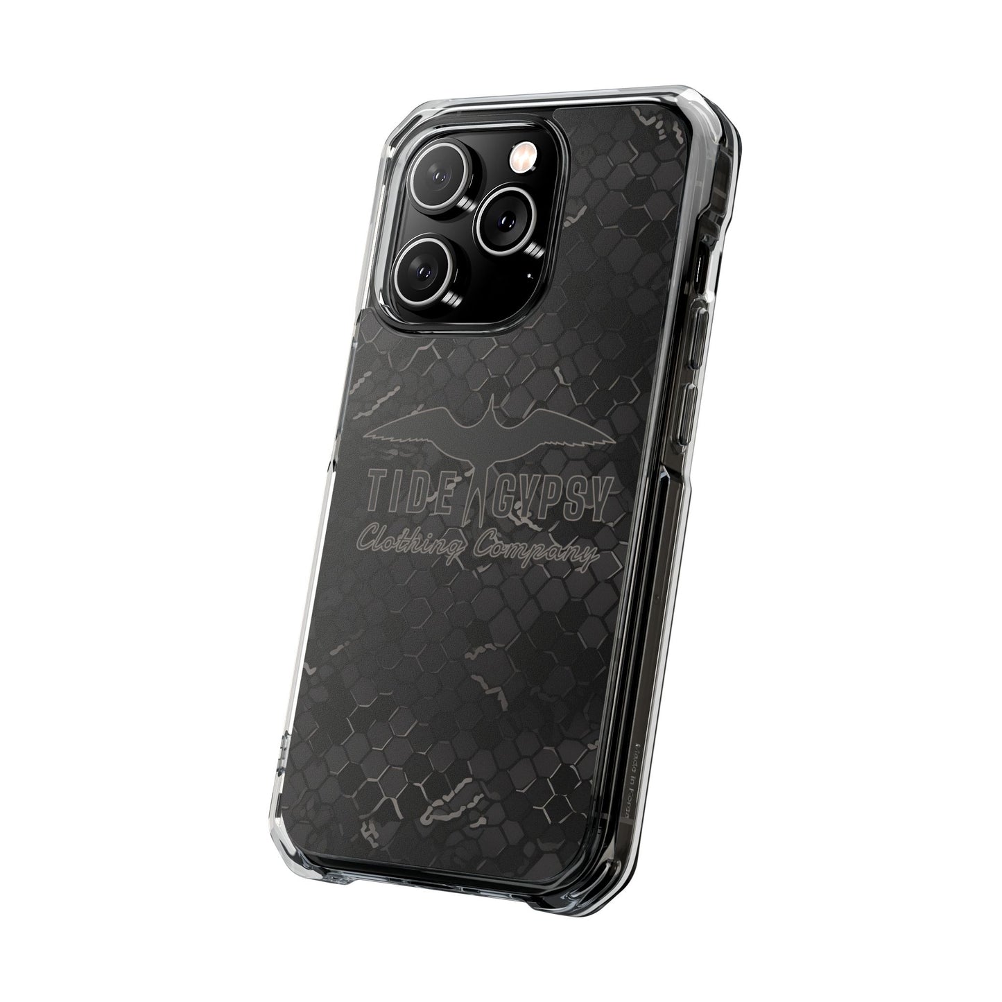 Black Hex Camo Frigate Magnetic Phone Case