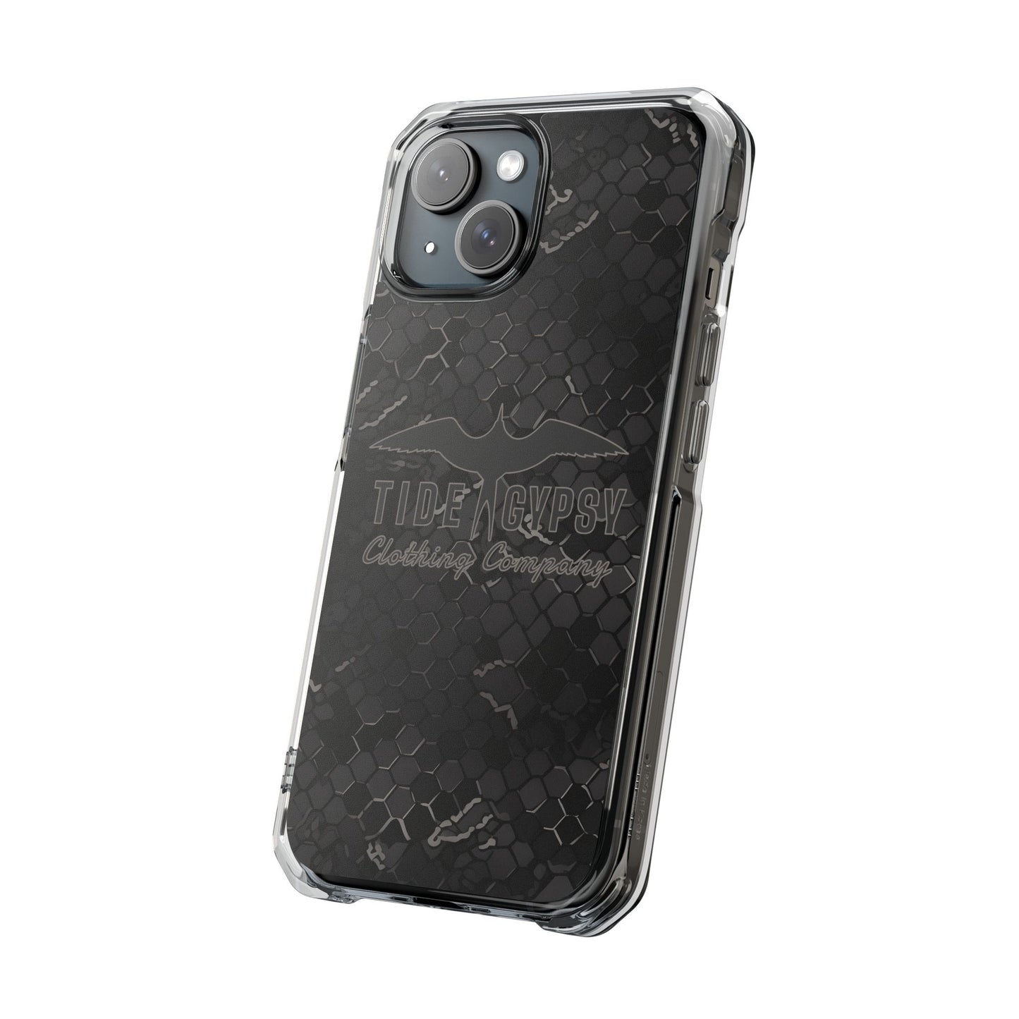 Black Hex Camo Frigate Magnetic Phone Case