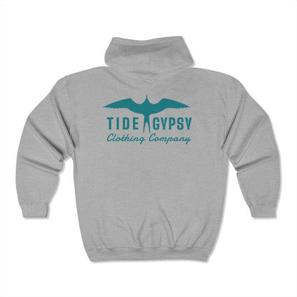 Tide Gypsy Frigate Full Zip Hooded Sweatshirt