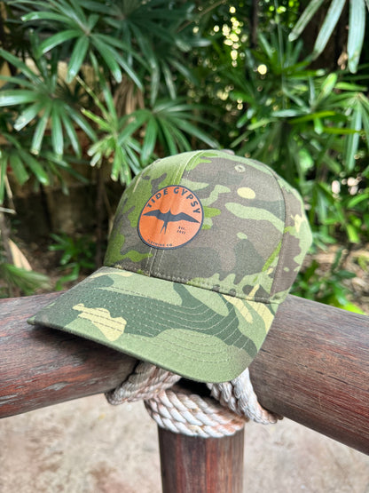 FlexFit Green Camo with Bown Patch