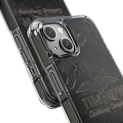 Black Hex Camo Frigate Magnetic Phone Case