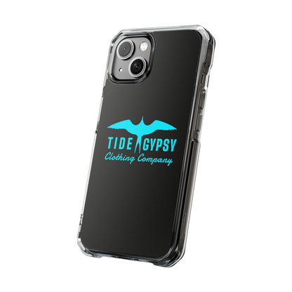 Black with Teal Frigate Magnetic Phone Case