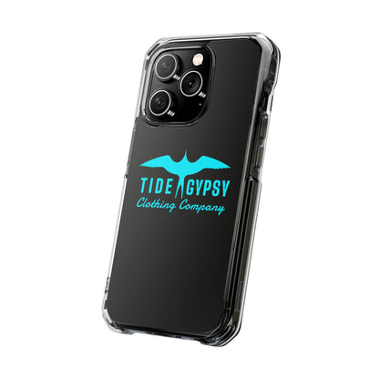 Black with Teal Frigate Magnetic Phone Case