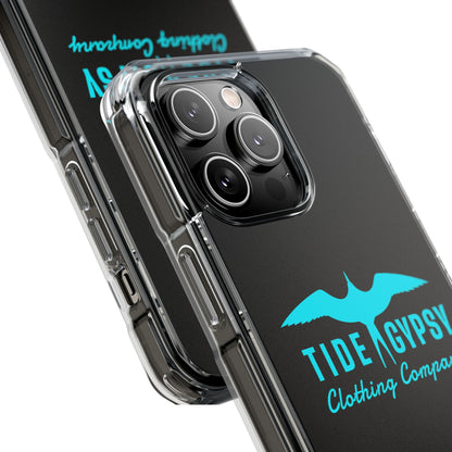 Black with Teal Frigate Magnetic Phone Case