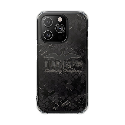 Black Hex Camo Frigate Magnetic Phone Case