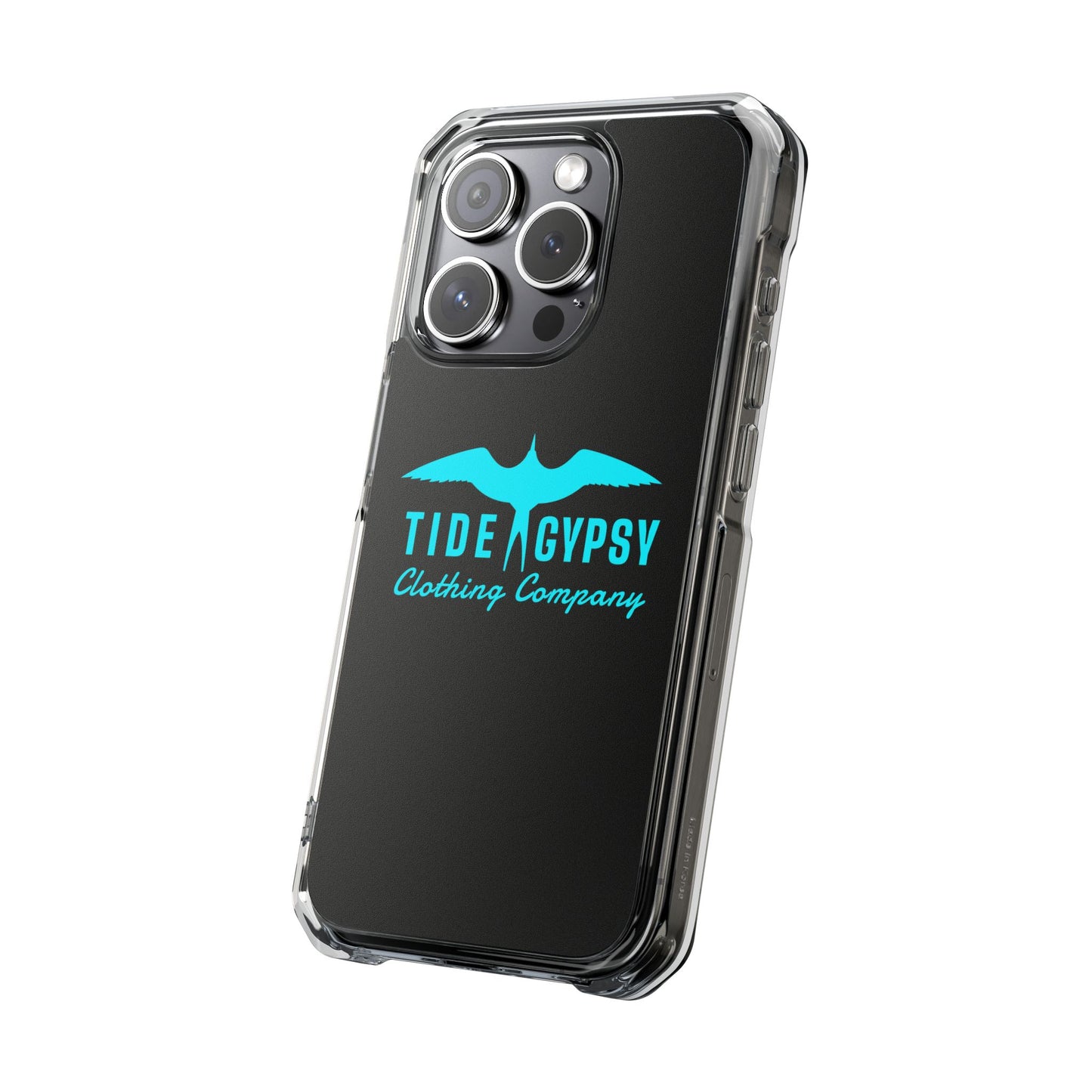 Black with Teal Frigate Magnetic Phone Case