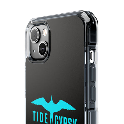 Black with Teal Frigate Magnetic Phone Case