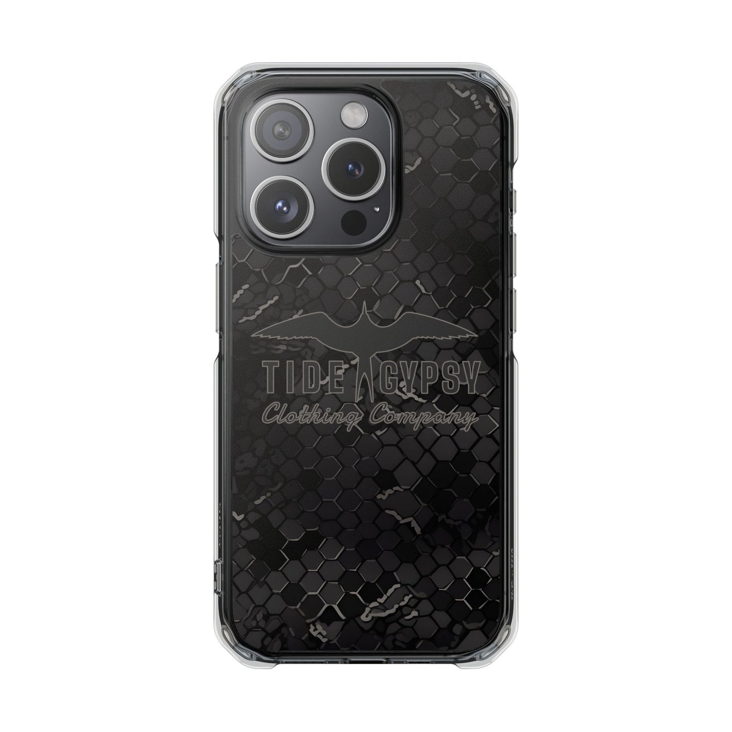 Black Hex Camo Frigate Magnetic Phone Case