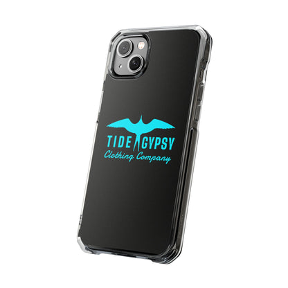 Black with Teal Frigate Magnetic Phone Case