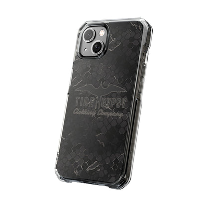 Black Hex Camo Frigate Magnetic Phone Case