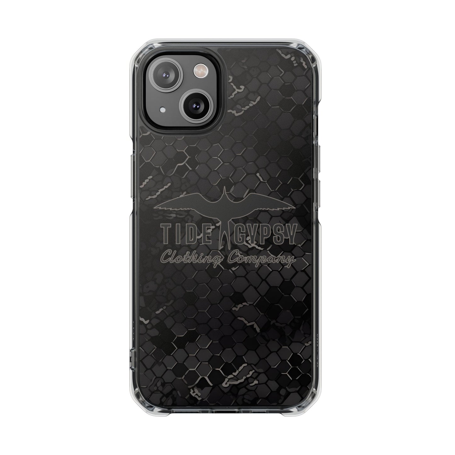 Black Hex Camo Frigate Magnetic Phone Case