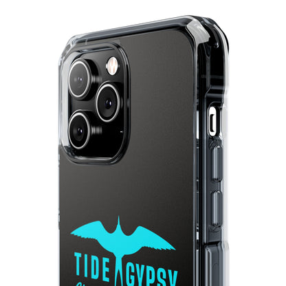 Black with Teal Frigate Magnetic Phone Case