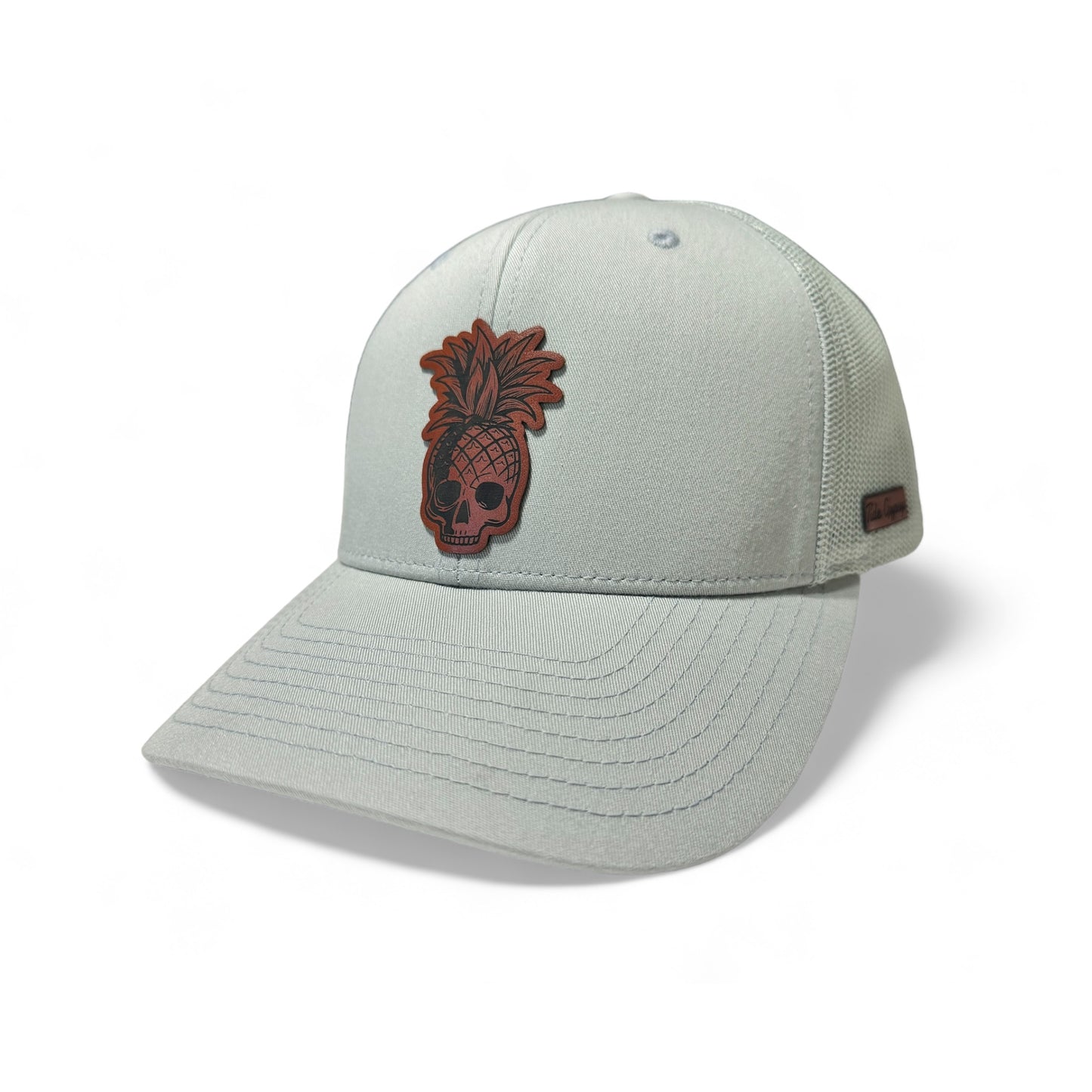 Quarry Snapback with Pineapple Head Patch - Saddle Brown