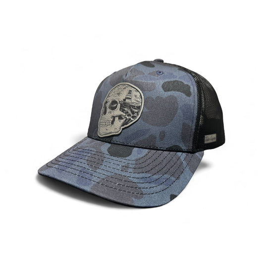 Admiral Duck Camo Snapback with Salty Thoughts Patch - Gray